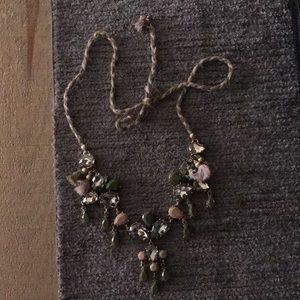 J Crew Necklace with Bag